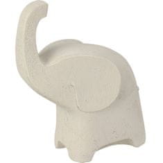 Home&Styling Socha slona, dekorace na polici, 20 cm barva béžová
