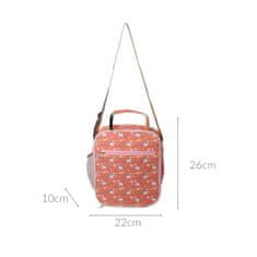 Home&Styling Termální taška pro děti, regulační pás, 22 x 26 cm barva růžová
