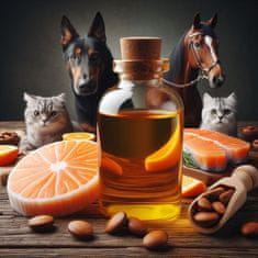 OGF 1L 100% lososový olej pro psy kočky a koně