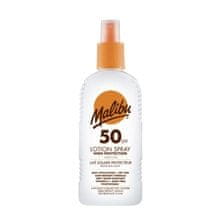 Malibu Malibu - Lotion Spray SPF50 - Waterproof suntan spray 200ml 