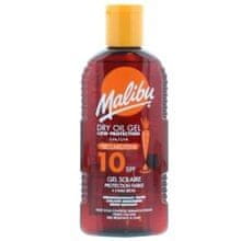Malibu Malibu - Dry Oil Gel With Carotene SPF10 - Voděodolný olejový gel na opalování s karotenem 200ml 