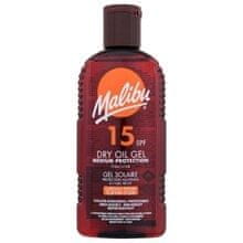 Malibu Malibu - Dry Oil Gel SPF15 - Voděodolný olejový gel na opalování 200ml 