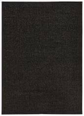 NORTHRUGS Kusový koberec Twin-Wendeteppiche 103096 schwarz creme – na ven i na doma 80x350
