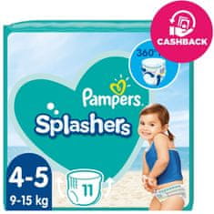 Pampers Kalhotky plenkové do vody Splashers vel.4 (11 ks) 9-15 kg