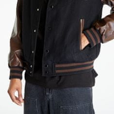 New Era Bunda Heritage Varsity Jacket UNISEX Black/ Brown S S Černá