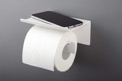 BPS-koupelny Držák toaletního papíru Mokko - s poličkou - ADM A221