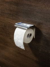 BPS-koupelny Držák toaletního papíru Round s poličkou - ADR 0221
