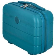 ORMI Cestovní plastový kufr Hesol velikost XS, tyrkysová