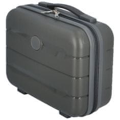 ORMI Cestovní plastový kufr Hesol velikost XS, tmavě šedá
