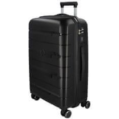 ORMI Cestovní plastový kufr Hesol velikost L, černá