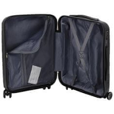 ORMI Cestovní plastový kufr Hesol velikost S, černá