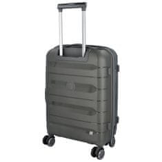 ORMI Cestovní plastový kufr Hesol velikost S, tmavě šedá