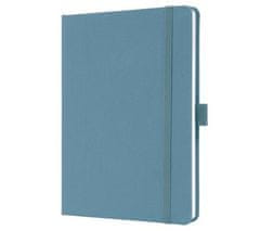 Sigel Exkluzivní zápisník "Jolie", modrá, A5, linkovaný, 96 listů, tvrdé desky, JN401