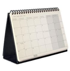 Sigel Kalendář "Conceptum", černá, stolní, volně stojící, 213 x 220 x 18 mm, 2025, C2581