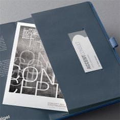 Sigel Exkluzivní zápisník "Conceptum", metalická modrá, A5, linkovaný, 97 listů, tvrdé desky, CO403