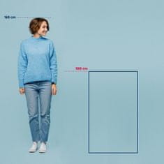 Kela Koupelnová předložka Megan 100% bavlna kouřově modrá 100,0x60,0x1,6cm