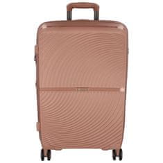 ORMI Cestovní plastový kufr Darex velikosti L, starorůžový