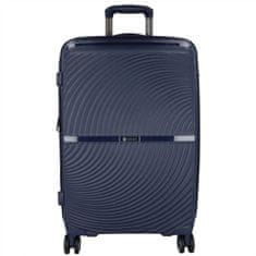 ORMI Cestovní plastový kufr Darex velikosti L, tmavě modrý