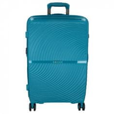 ORMI Cestovní plastový kufr Darex velikosti L, tyrkysový