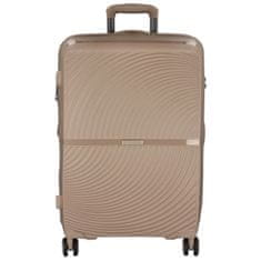 ORMI Cestovní plastový kufr Darex velikosti L, béžový