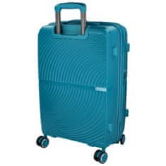 ORMI Cestovní plastový kufr Darex velikosti M, tyrkysový