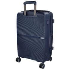 ORMI Cestovní plastový kufr Darex velikosti M, tmavě modrý