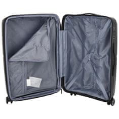 ORMI Cestovní plastový kufr Darex velikosti M, černý
