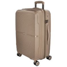 ORMI Cestovní plastový kufr Darex velikosti M, béžový