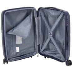 ORMI Cestovní plastový kufr Darex velikosti S, tmavě modrý