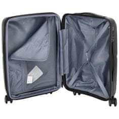 ORMI Cestovní plastový kufr Darex velikosti S, černý