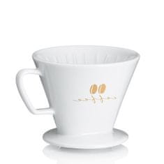 Kela Kávový filtr KL-12490 porcelánový Excelsa S bílá