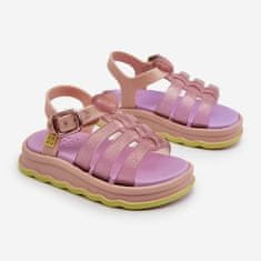 Zaxy Voňavé dětské sandály na suchý zip ZAXY NN385020 Purple velikost 27