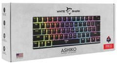 White Shark Počítačová klávesnice ASHIKO Herní klávesn. Black
