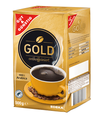 G&G G&G Mletá káva bez kofeinu 100% Arabica 0,5 kg