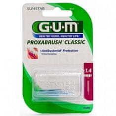 GUM Proxabrush Recambio Cepillo Cilindrico Con Clorhexidina 6 Unidades Gum 