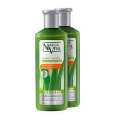 NaturVital Naturvital Sensitive Aloe Vera Moisturizing Shampoo 2x300ml 