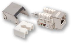 LAN-TEC KJ-016A UPD/C5E/S - horní osazování, menší, C5E stíněný