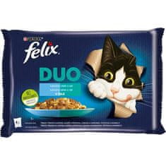 Felix cat kaps.-Fantastic DUO Multipack výběr z ryb 4 x 85 g
