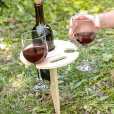 InnovaGoods Folding and Portable Wine Table for Outdoors Winnek InnovaGoods 