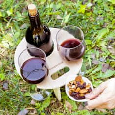 InnovaGoods Folding and Portable Wine Table for Outdoors Winnek InnovaGoods 