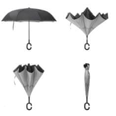 InnovaGoods Inverzní zavírací deštník InnovaGoods 