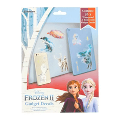CurePink Samolepky na elektroniku Frozen II|Ledové království 2: set 4 listů