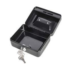 MG Money Box trezor na klíč 20x17cm, černý