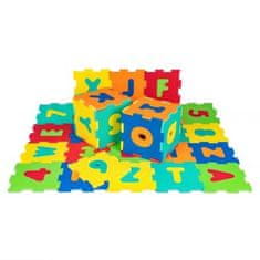 RAMIZ Pěnové puzzle Písmena a čísla, 20cm
