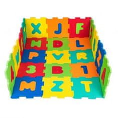 RAMIZ Pěnové puzzle Písmena a čísla, 20cm