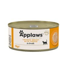 Applaws konzerva Cat Kuřecí prsa se sýrem 6x156g