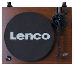 LENCO Lenco LBT-225WA - Hi-Fi gramofon, skleněný talíř, raménko z uhlíkových vláken