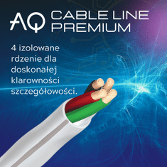 AQ  Acoustique Quality 646-BW - Audiofilský reproduktorový kabel BI-WIRING Délka 3 metry