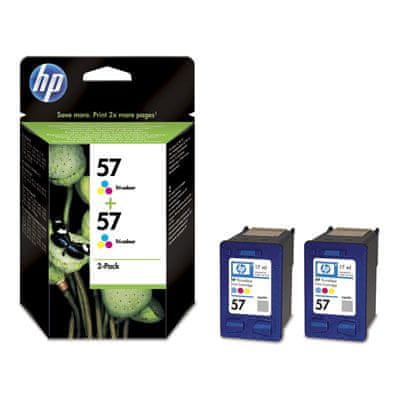 HP náplň č.57, barevná, dvojité balení (C9503AE)