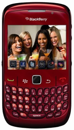 BlackBerry 8520 Curve Red QWERTY